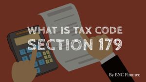 what is tax code 179