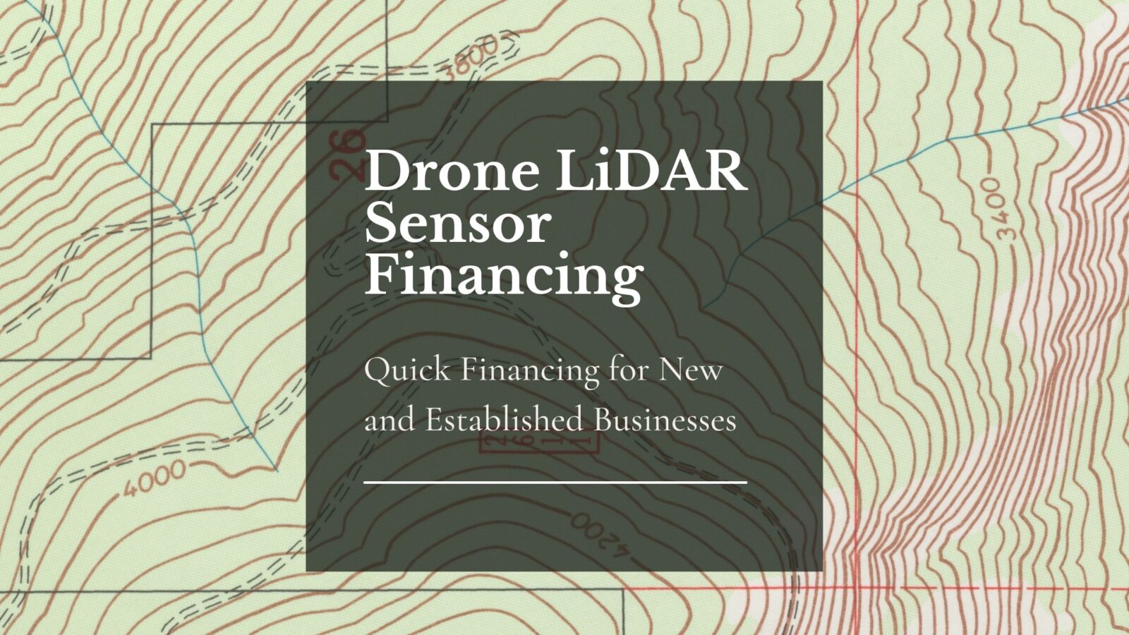 Drone Lidar Sensor Financing