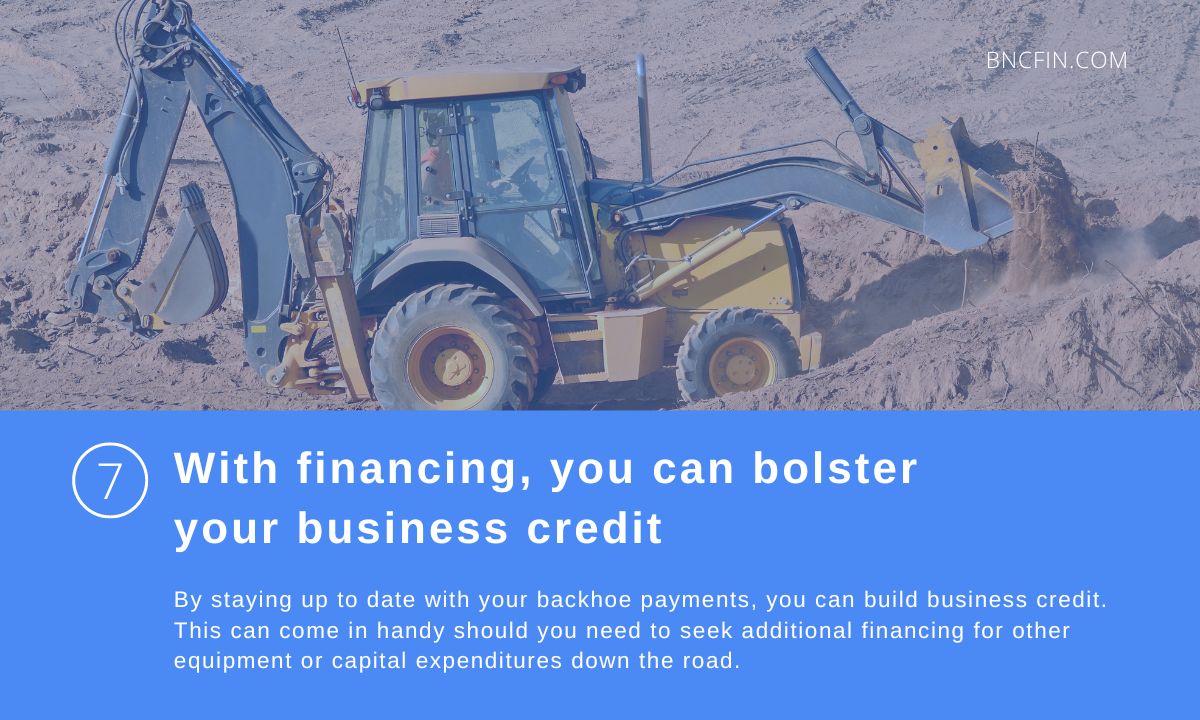 7. With financing, you can bolster your busine