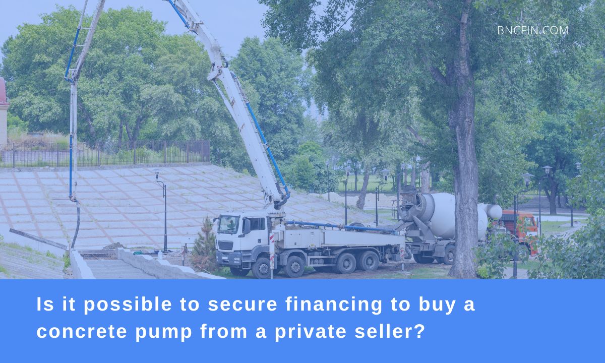 Is it possible to secure financing to buy a co