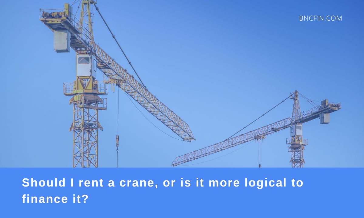 Should I rent a crane, or is it more logical t