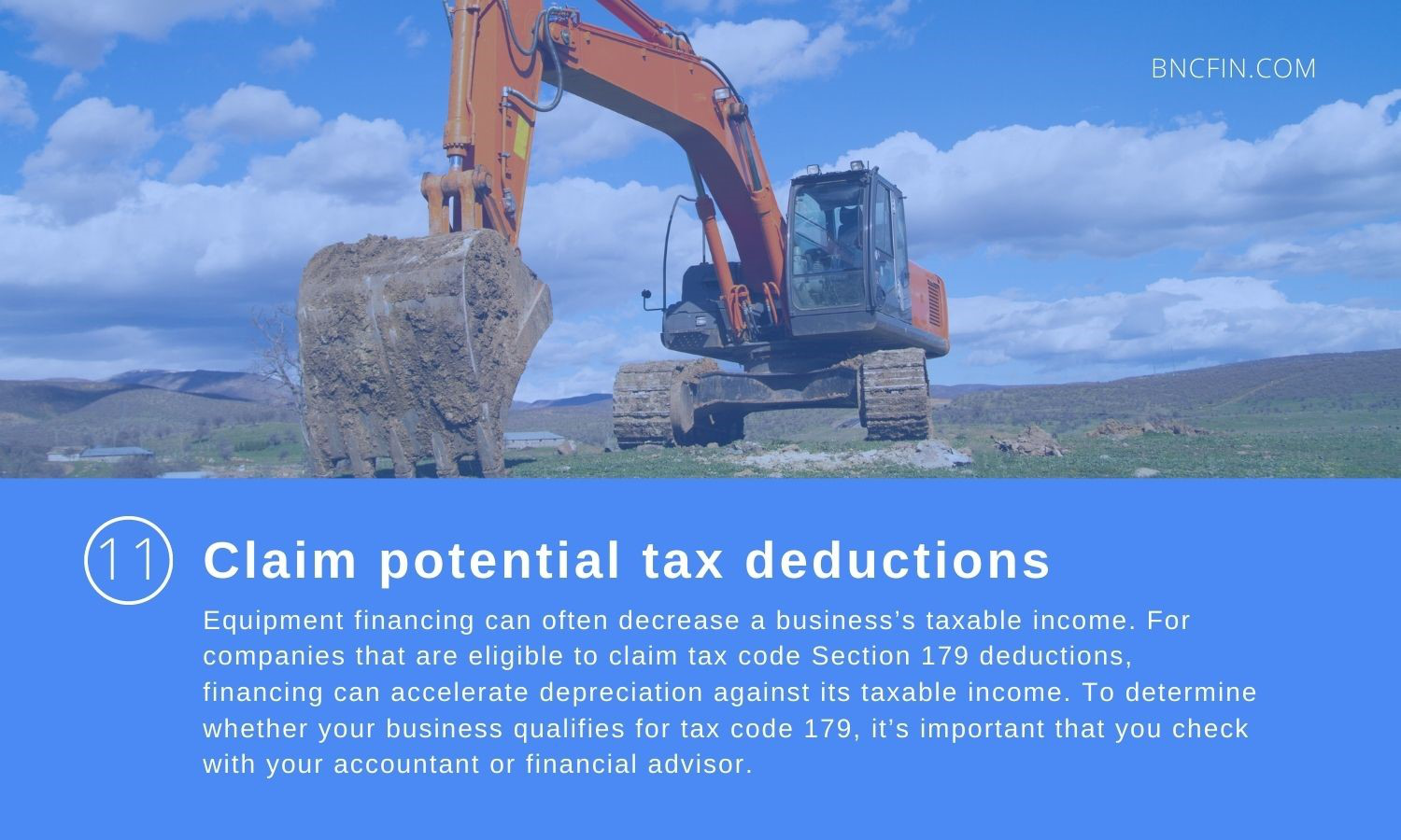 Claim potential tax deductions.