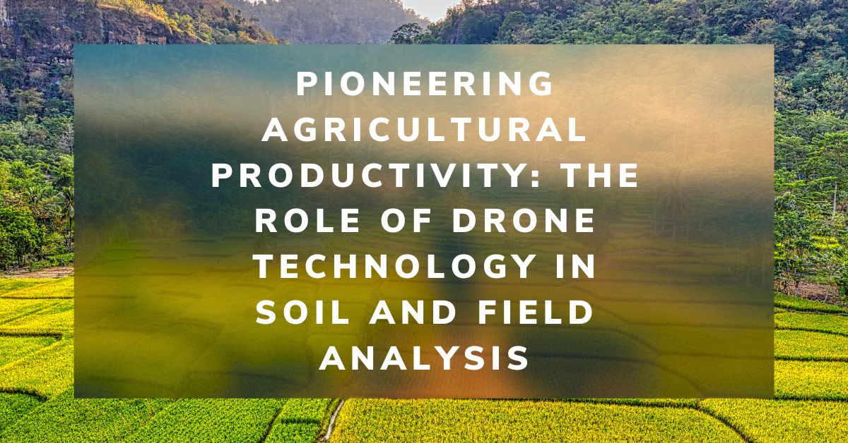 Pioneering Agricultural Productivity The Role of Drone Technology in Soil and Field Analysis