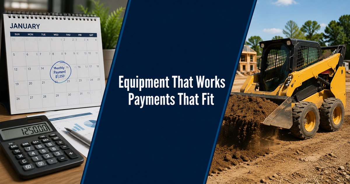 Monthly payments for business equipment that produces revenue
