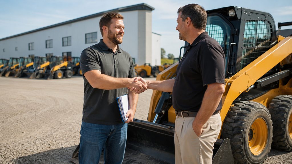 Prequalified business owner shopping for equipment with confidence