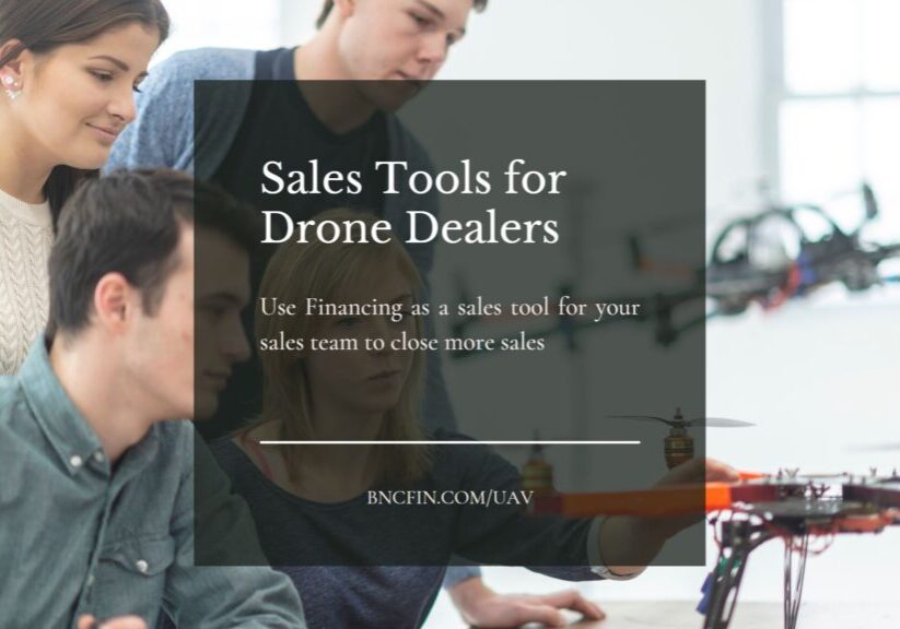 Sales tools for drone dealers