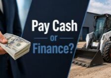 Business owner deciding between paying cash or financing equipment